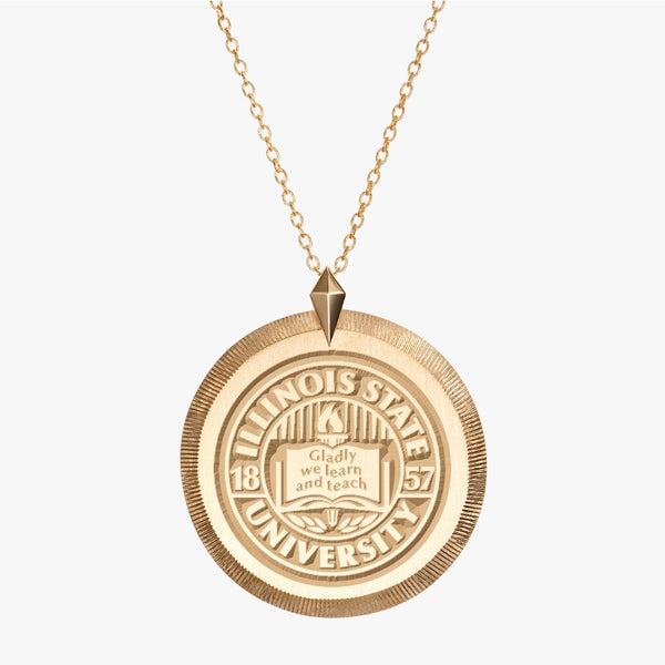 Illinois State Florentine Necklace