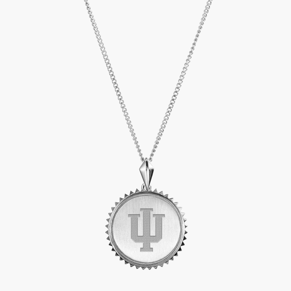 Indiana Logo Sunburst Pendant
