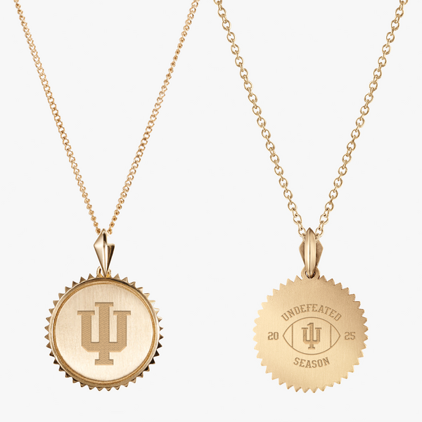 Indiana 2025 Championship Undefeated Sunburst Pendant