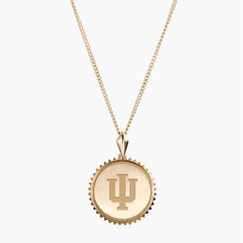 Indiana Logo Sunburst Pendant