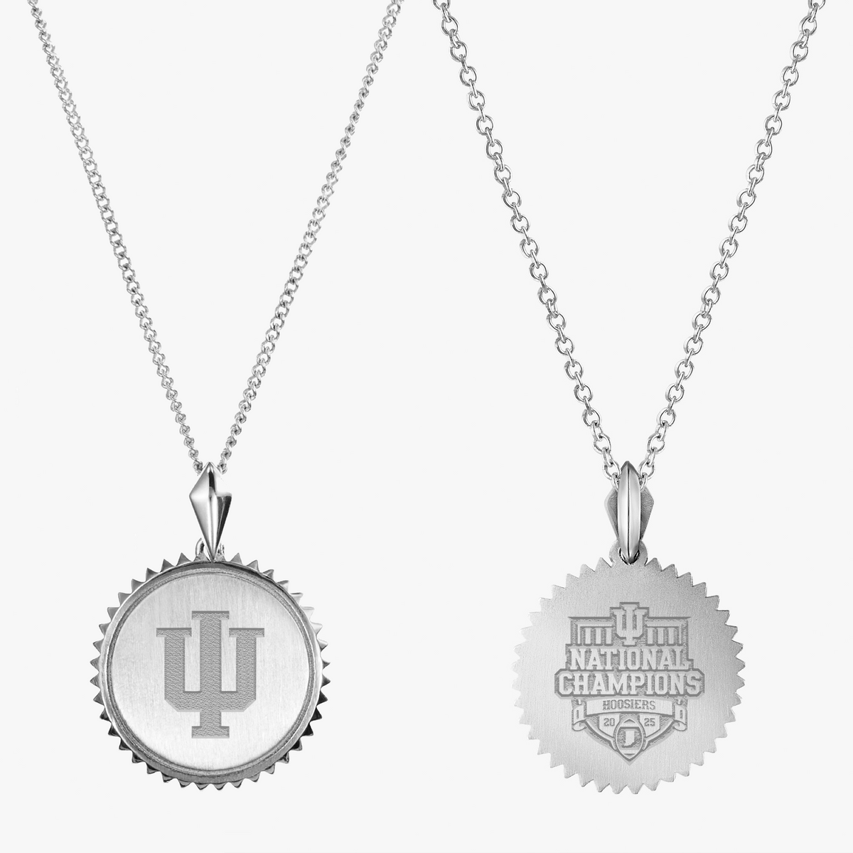 Indiana Logo Sunburst Pendant
