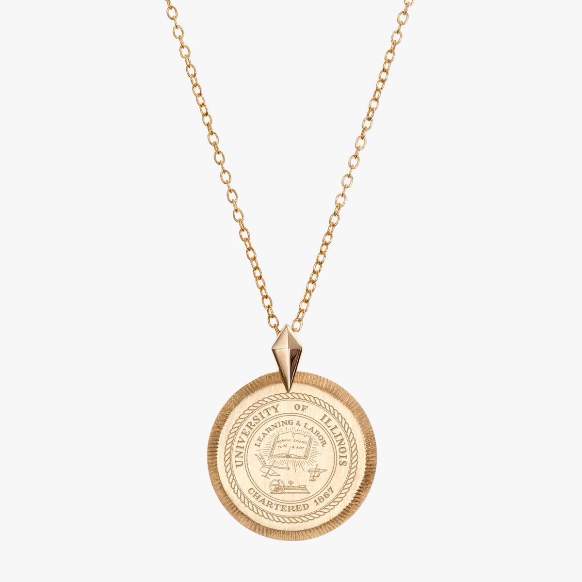 Illinois Florentine Pendant