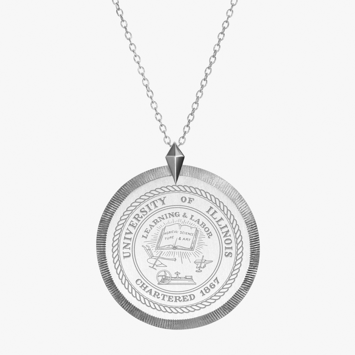 Illinois Florentine Pendant