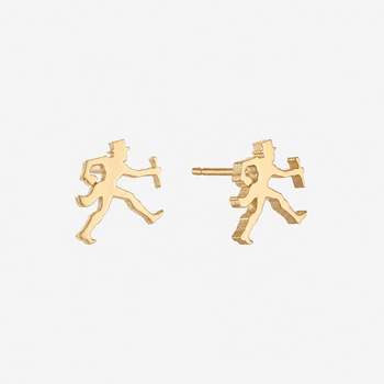 Wake Forest Walking Deacon Earrings