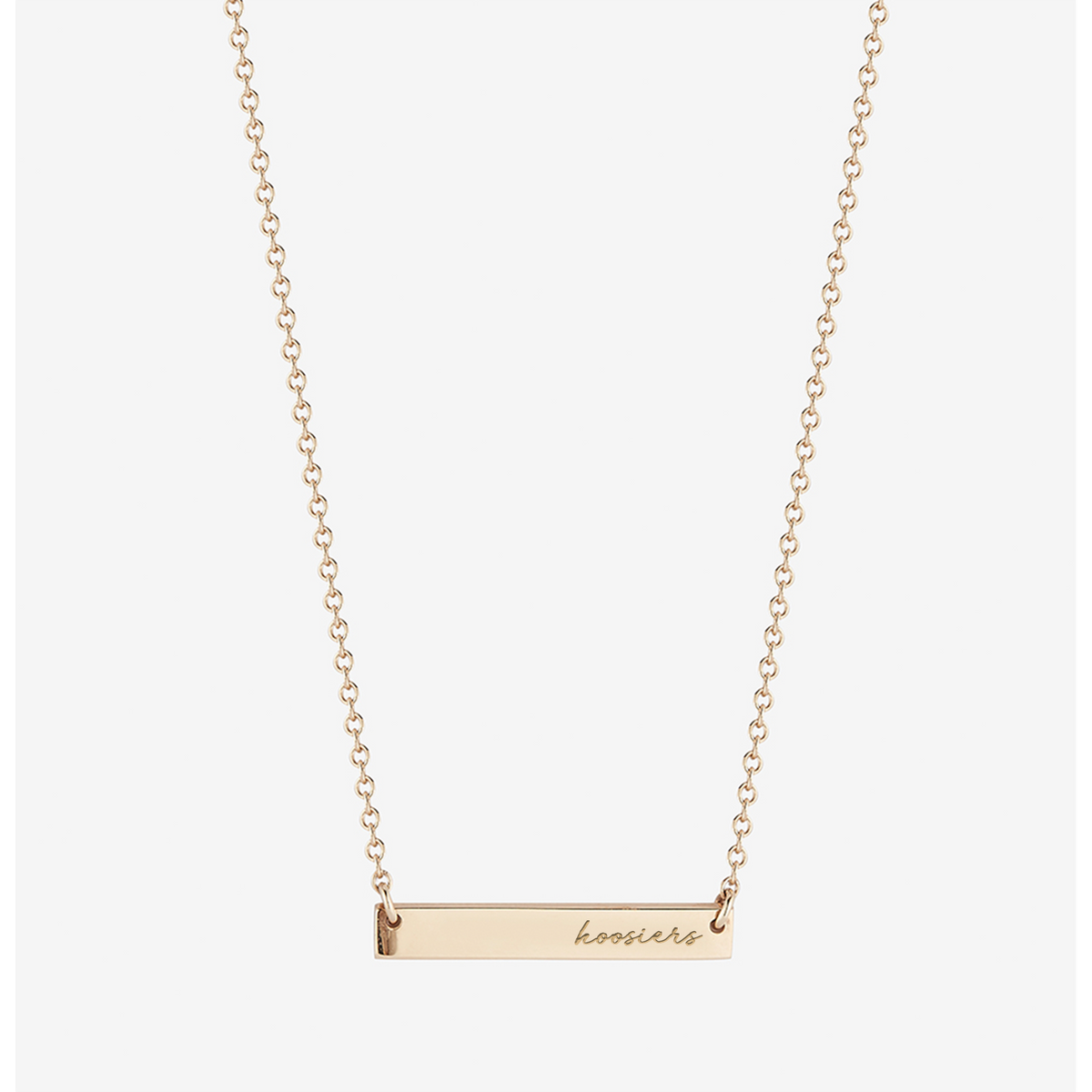 Indiana Hoosiers Horizontal Bar Necklace