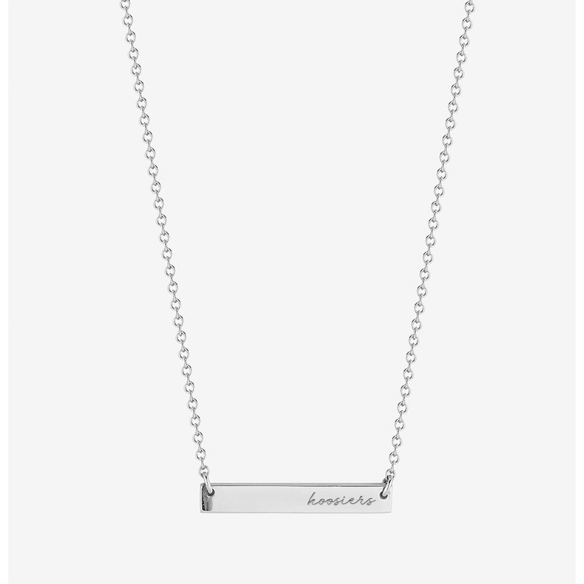 Indiana Hoosiers Horizontal Bar Necklace