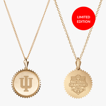 Indiana Logo Sunburst Pendant