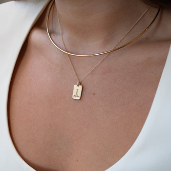 Custom Diamond Ingot Petite Pendant