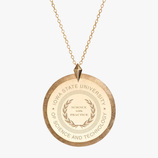 Iowa State Florentine Pendant