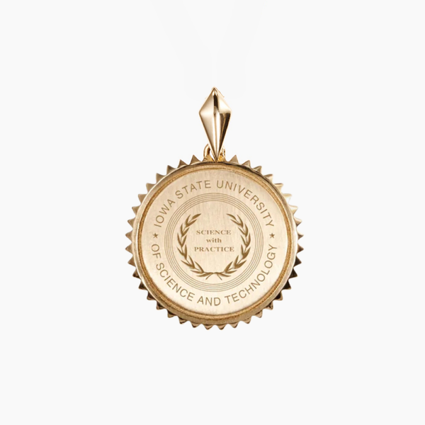 Iowa State Sunburst Pendant