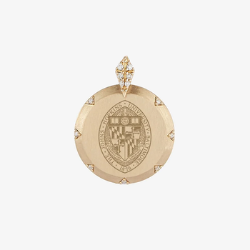 Johns Hopkins 7-Point Diamond Pendant