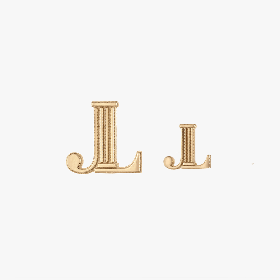 Junior League Letter Stud Earring