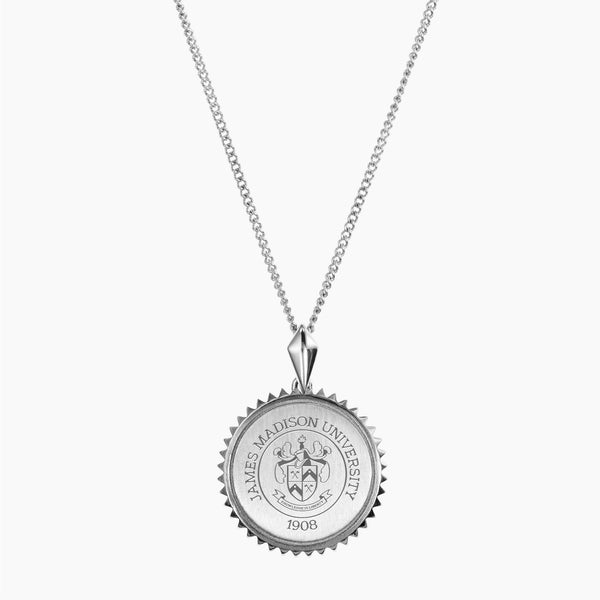 Silver Sunburst Necklace