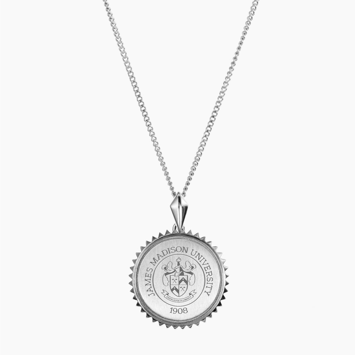 Silver Sunburst Necklace