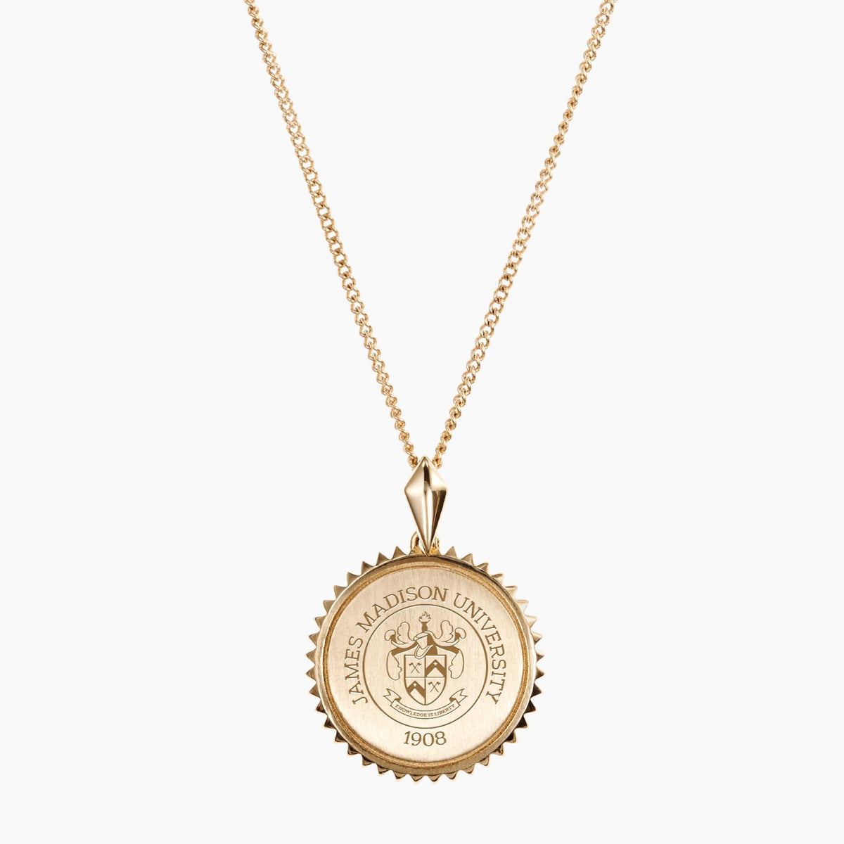 Gold Sunburst Necklace