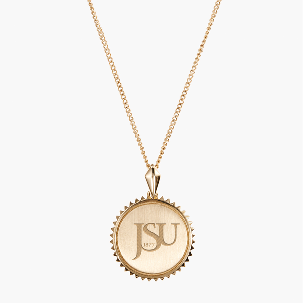 Jackson State Logo Sunburst Pendant