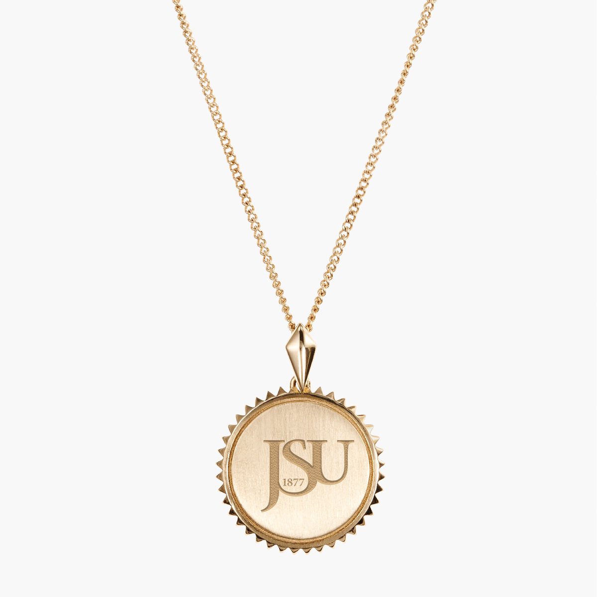 Jackson State Logo Sunburst Pendant