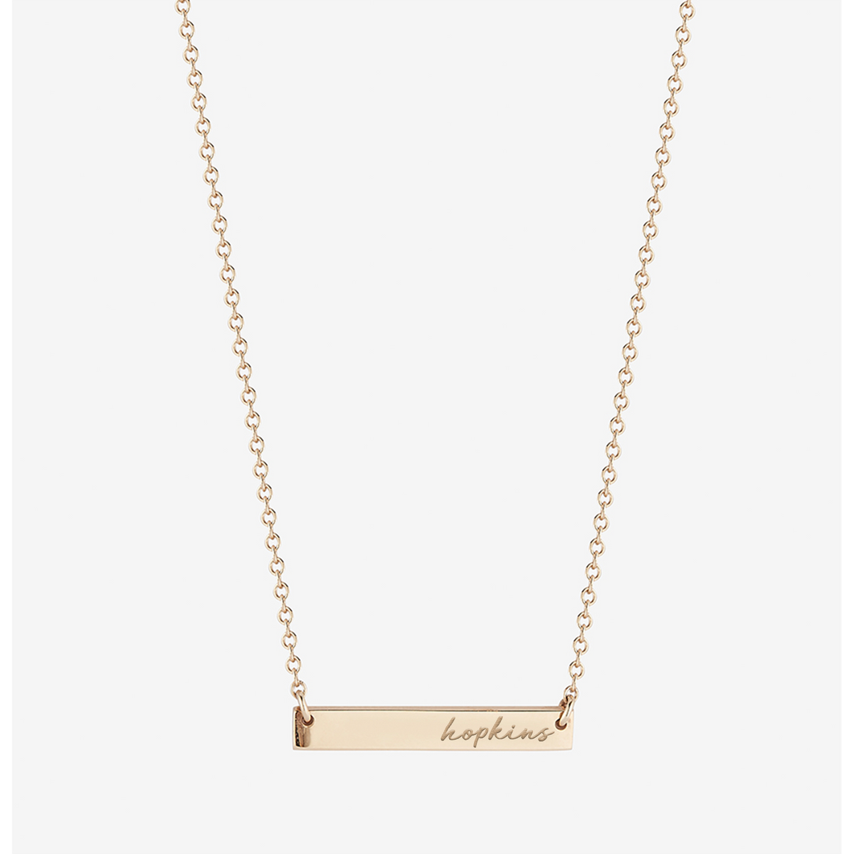 Johns Hopkins Horizontal Bar Necklace