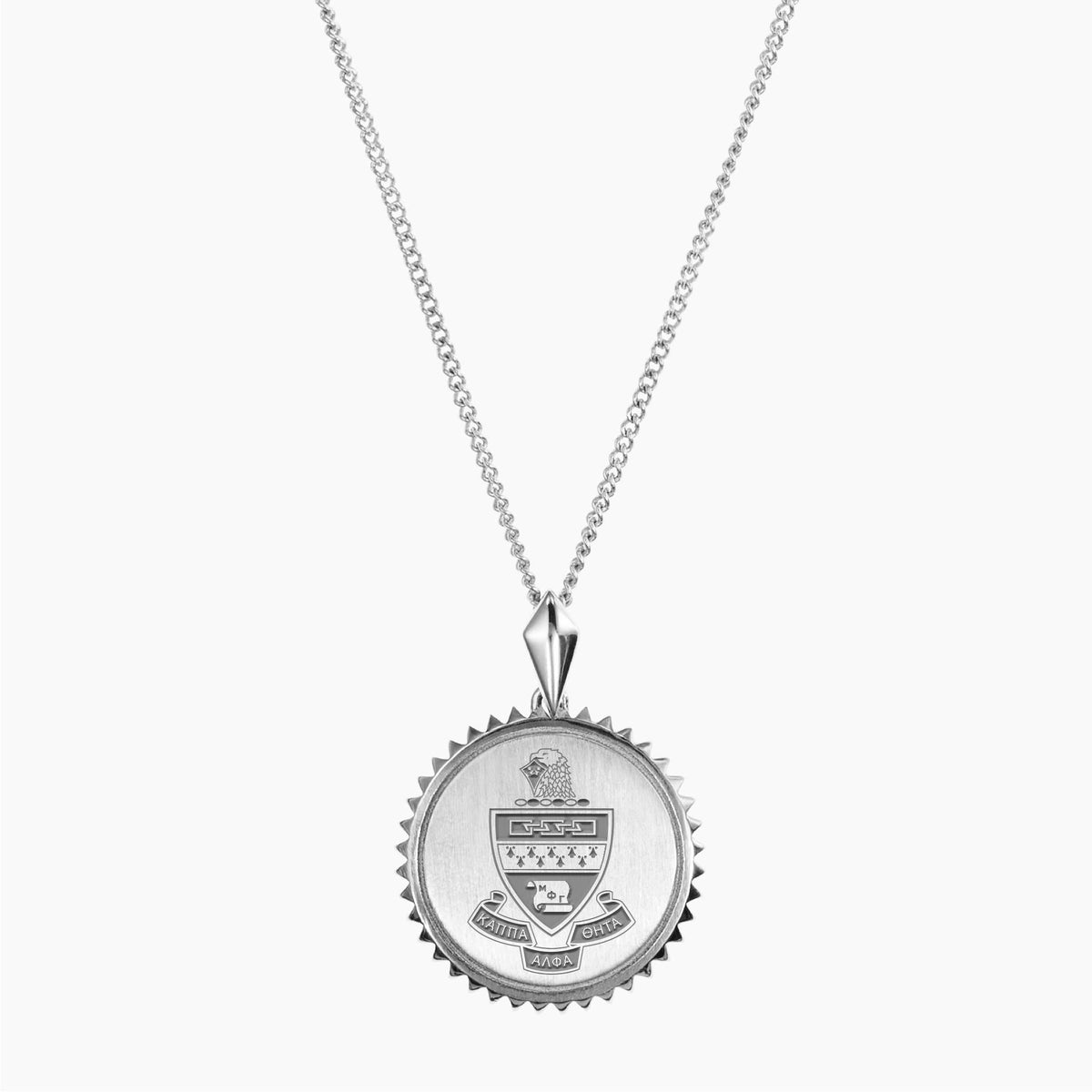 Kappa Alpha Theta Sunburst Crest Necklace