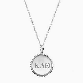 Kappa Alpha Theta Sunburst Letters Necklace