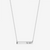 Kappa Alpha Theta Horizontal Bar Necklace in Sterling Silver