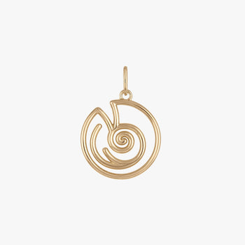 Kappa Delta Nautilus Shell Charm