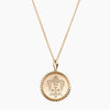 Gold Kappa Kappa Gamma Sunburst Crest Necklace