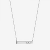 Kappa Kappa Gamma Horizontal Bar Necklace in Sterling Silver