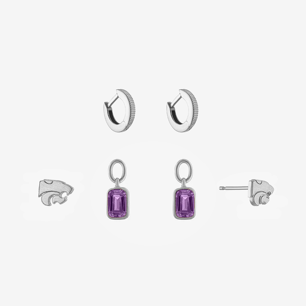 Kansas State Florentine Earring Bundle