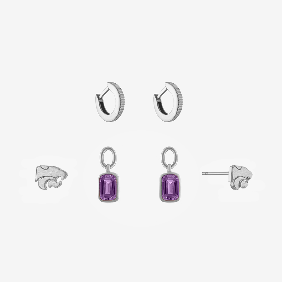 Kansas State Florentine Earring Bundle