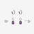 Kansas State Florentine Earring Bundle