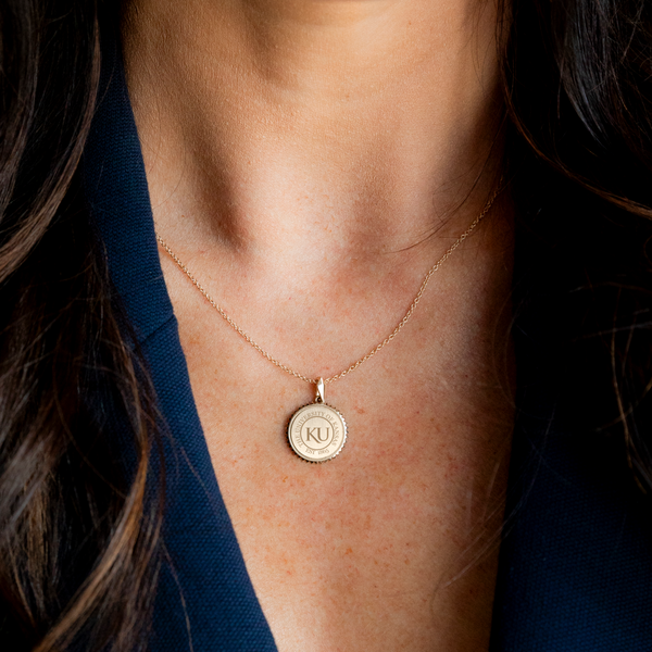 Kansas Sunburst Seal Necklace