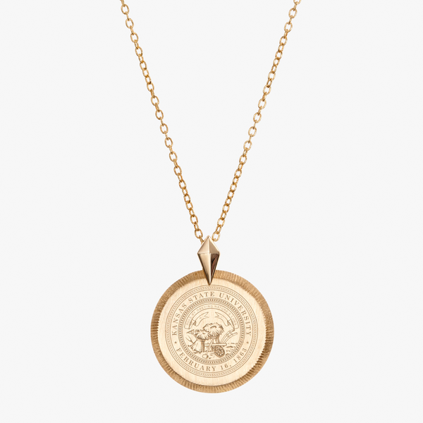 Kansas State Seal Florentine Pendant