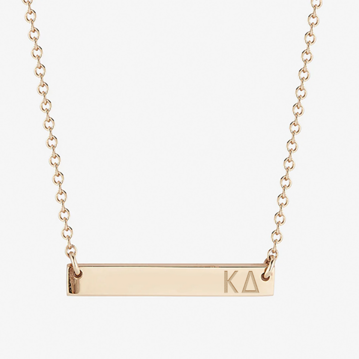 Kappa Delta Horizontal Bar Necklace