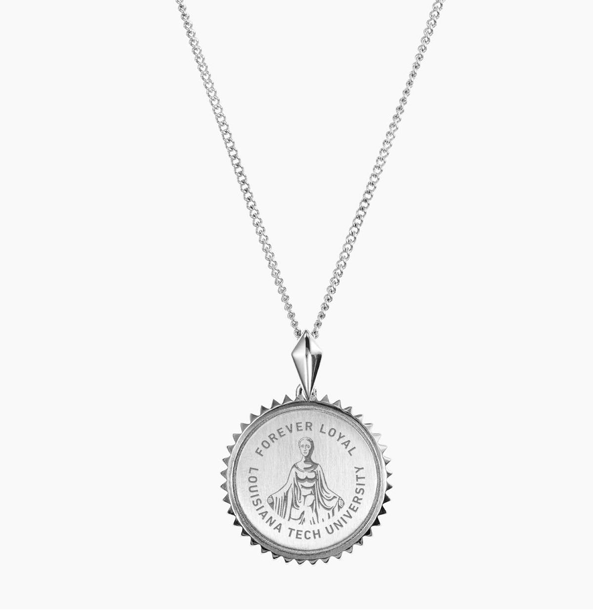 Louisiana Tech Lady of the Mist Sunburst Pendant