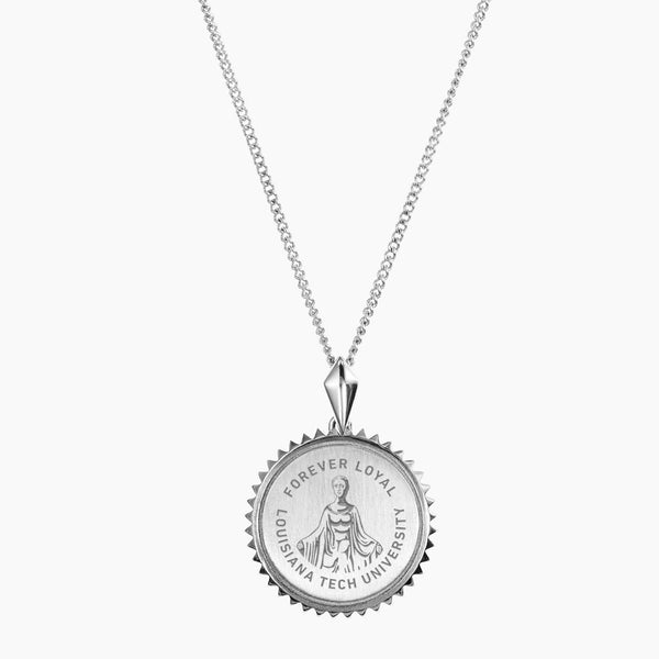 Louisiana Tech Sunburst Pendant