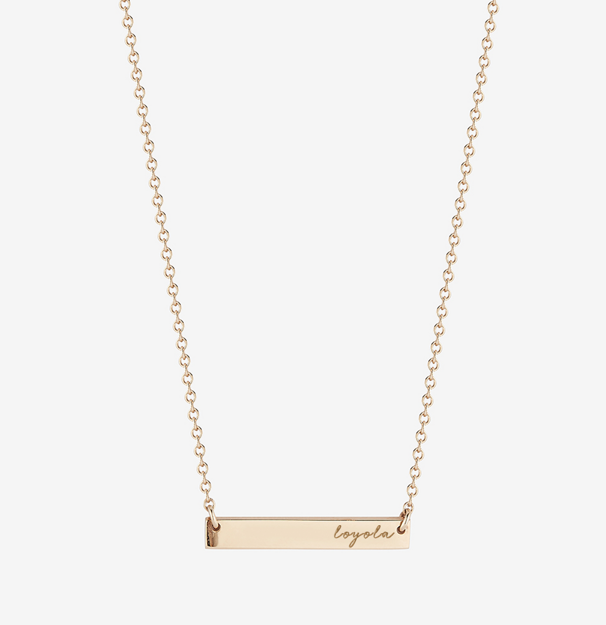 Loyola Horizontal Bar Necklace