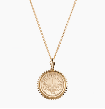 LSU Sunburst Crest Pendant