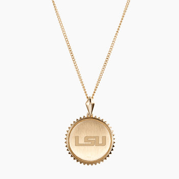 Gold LSU Sunburst Necklace
