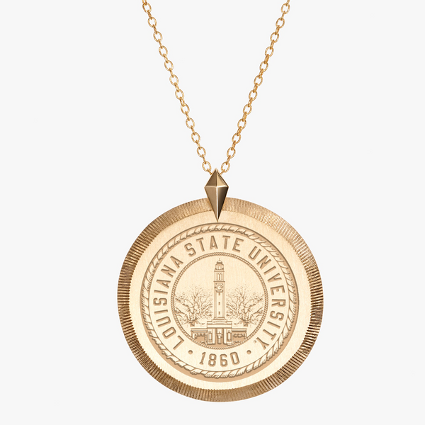 LSU Seal Florentine Pendant