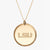Gold LSU Florentine Necklace