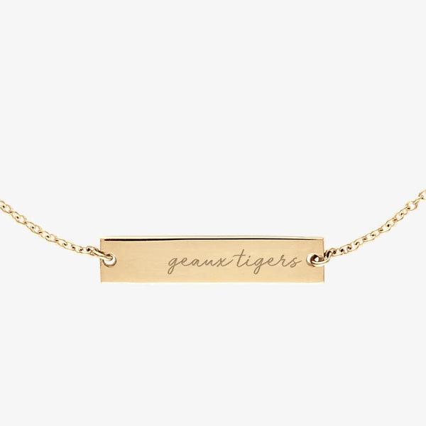 LSU Geaux Tigers Bracelet