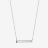 LSU Geaux Tigers Horizontal Bar Necklace