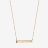 LSU Geaux Tigers Horizontal Bar Necklace