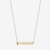 LSU Geaux Tigers Horizontal Bar Necklace