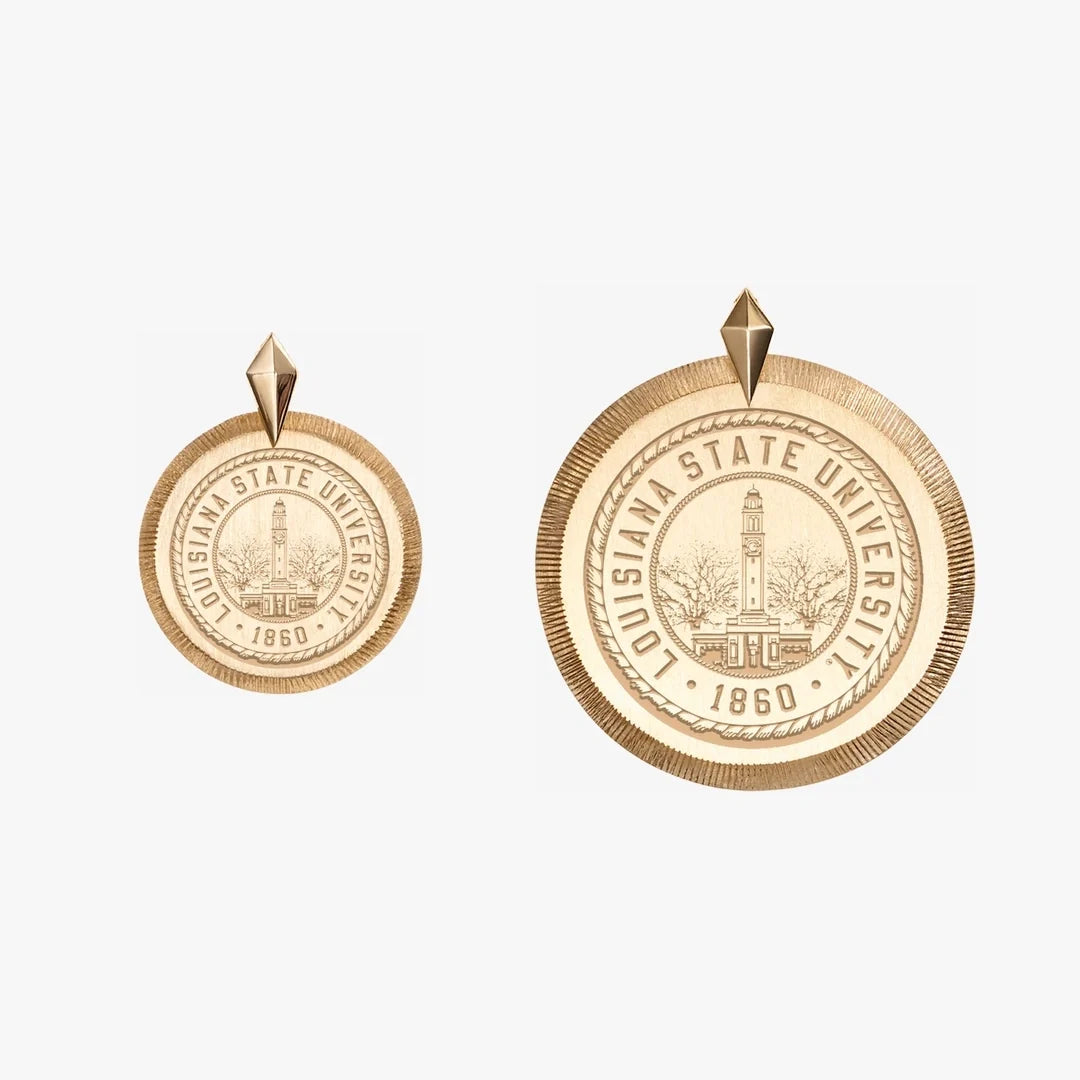 LSU Seal Florentine Pendant