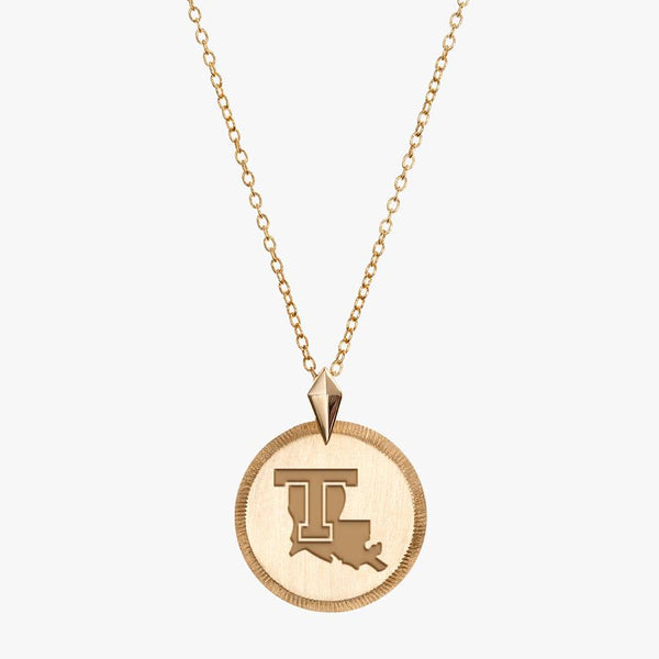 Gold LA Tech Florentine Necklace Petite