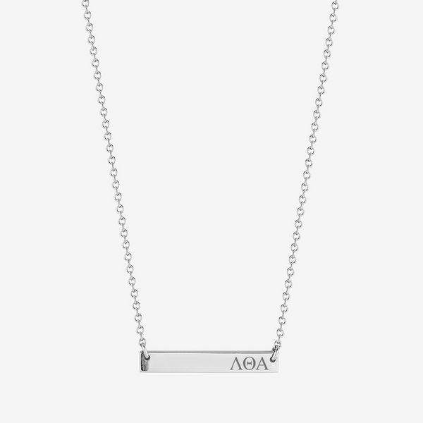 Lambda Theta Alpha Horizontal Bar Necklace