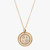 Loyola of Maryland Florentine Necklace Petite Gold