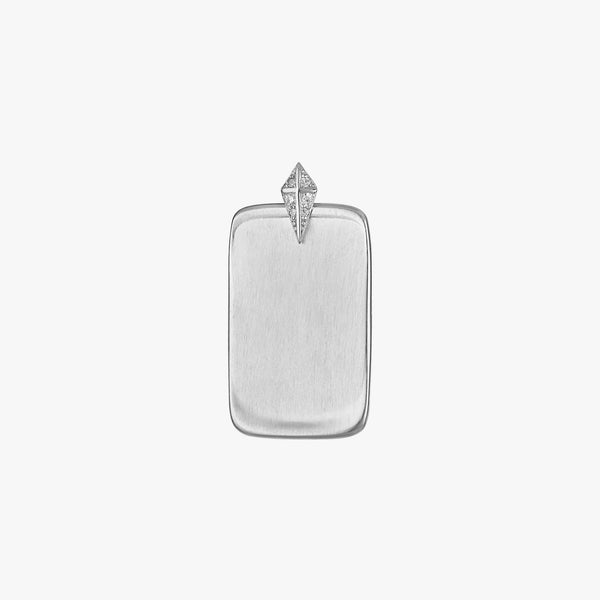 Custom Diamond Ingot Pendant